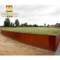 Outdoor Decorative Corten Steel Metal Garden Retaining Wall Plate